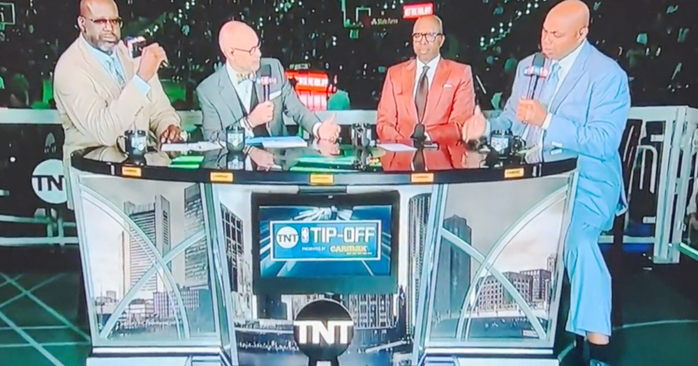 Charles Barkley gets FIRED UP promoting the Stanley Cup Playoffs