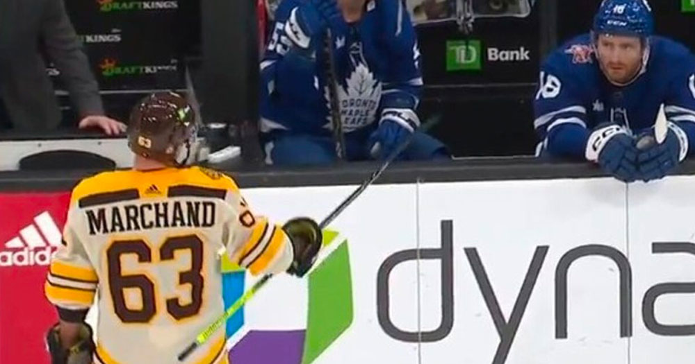 Marchand looking at potential suspension after ugly play this evening