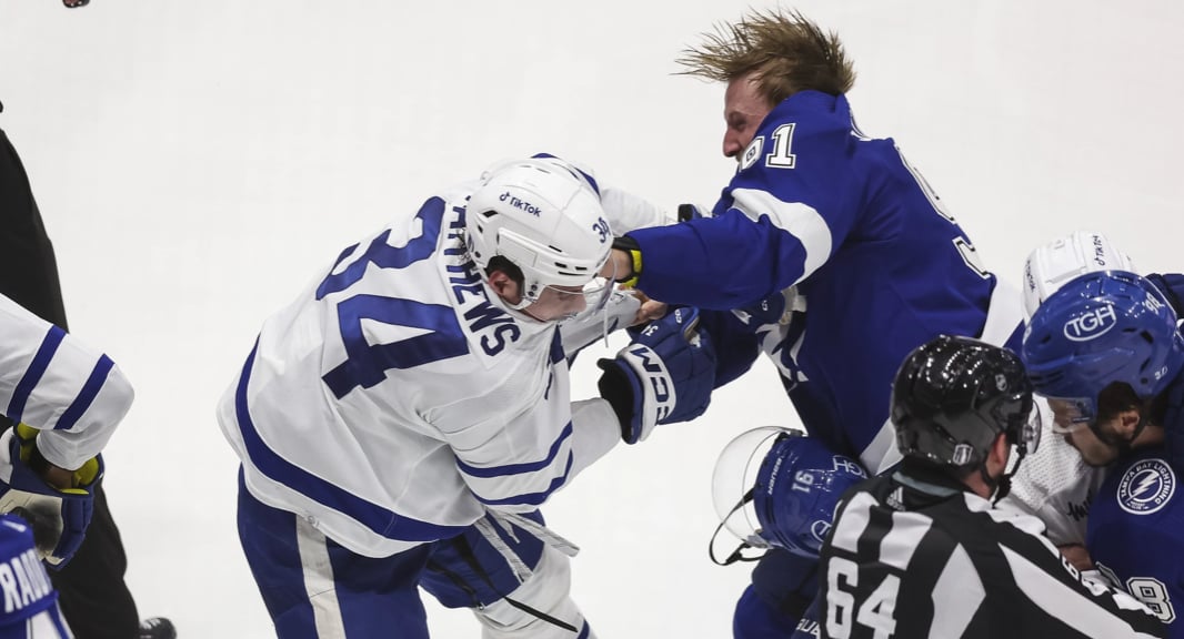 Steven Stamkos sounds off on fight with Auston Matthews 