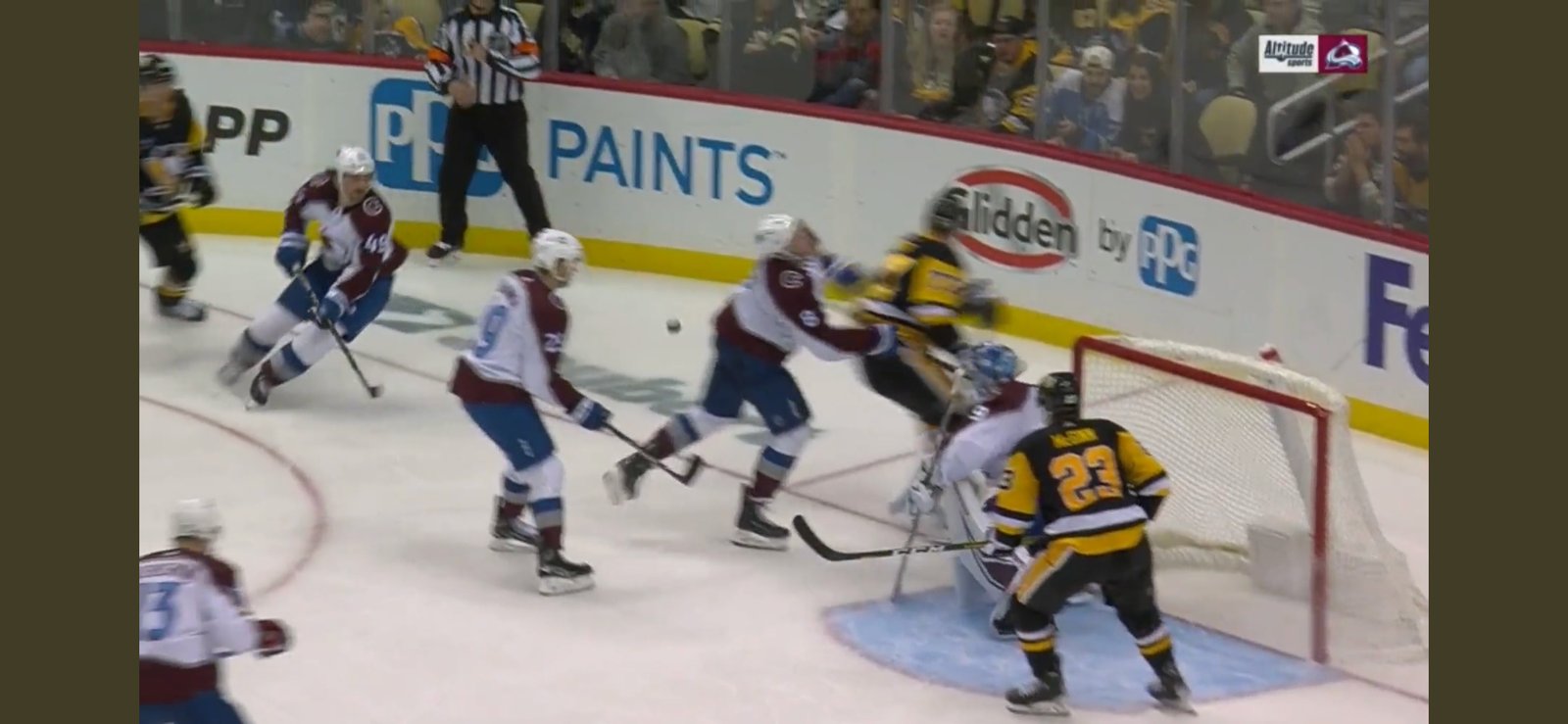 Jeff Carter victimizes Cale Makar with dirty headshot
