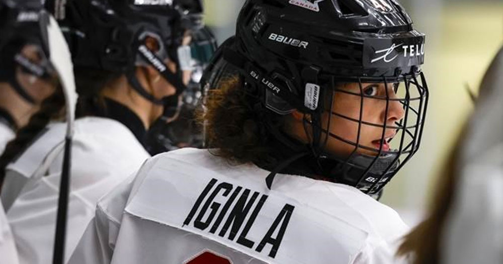 Jade Iginla forced to withdraw from upcoming U18 World Championships