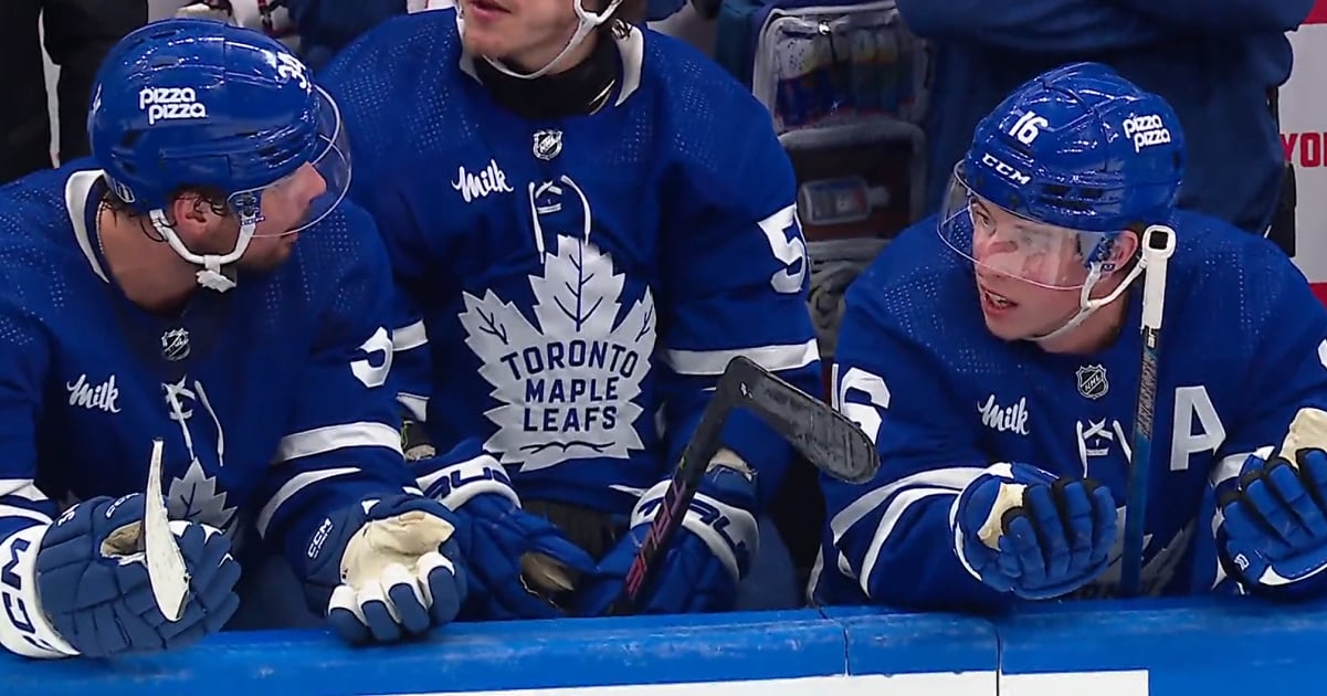 Cracks begin to show on the Maple Leafs bench in Game 4.