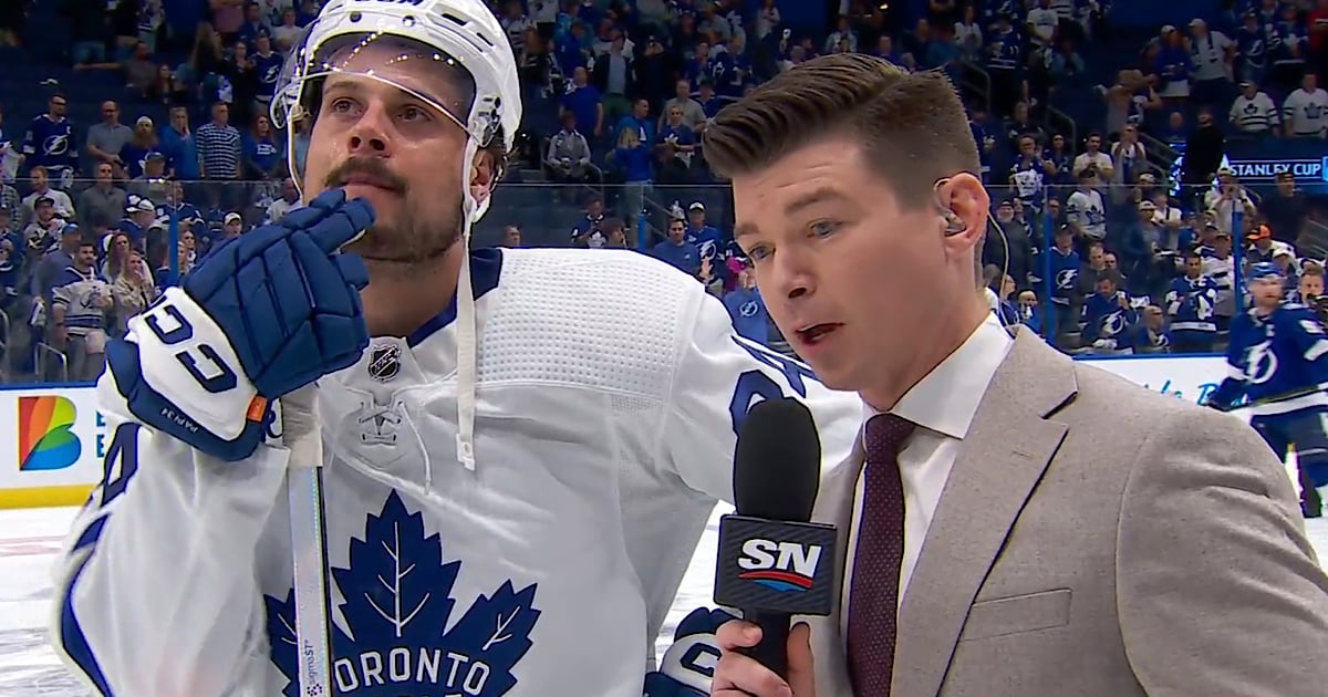 Auston Matthews sounds off on teammate Ryan Reaves.