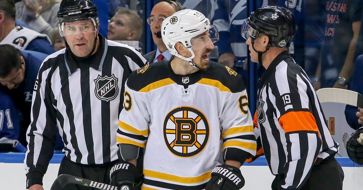 Brad Marchand reveals who he really wants to fight.