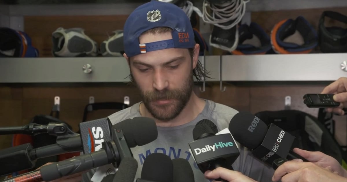 Stuart Skinner addresses his performance in Game 3.