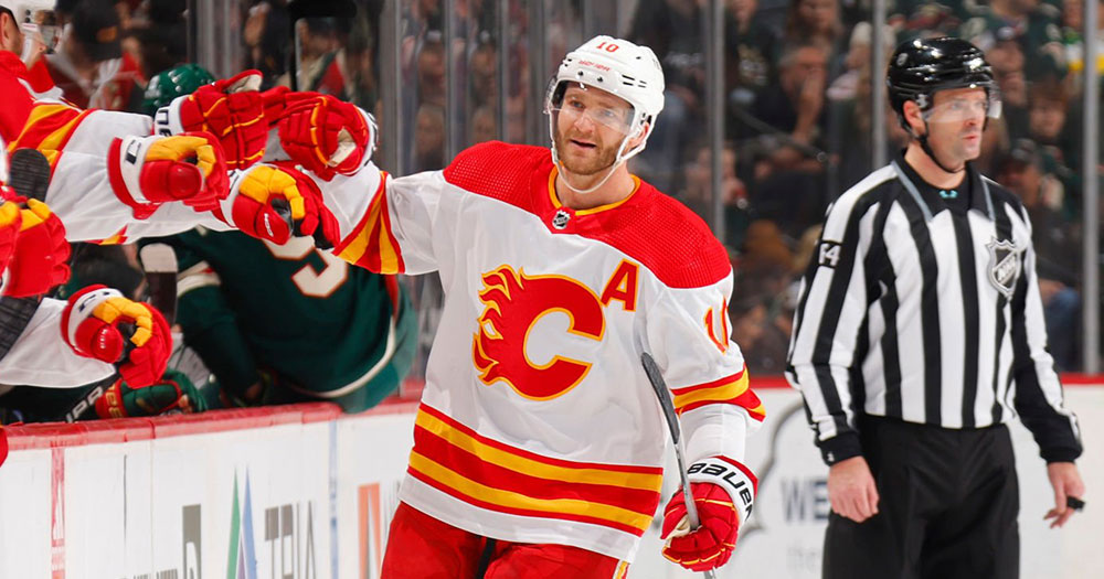 Huberdeau scores an absolute beauty to win it for the Flames
