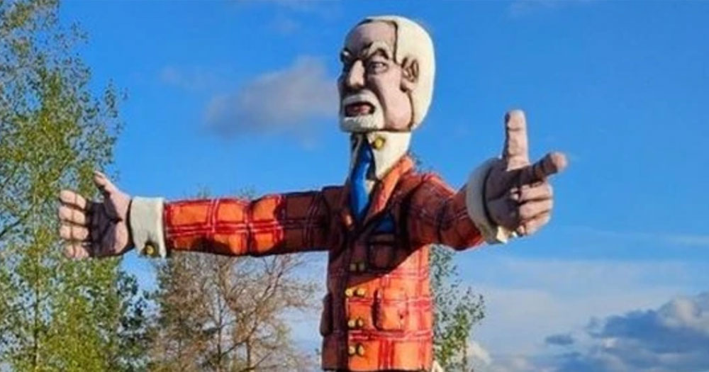 Saskatchewan town unveils 15 foot tall Don Cherry statue
