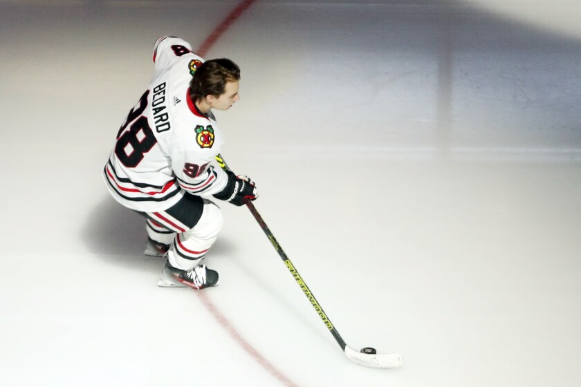 Connor Bedard fined for breaking league rule in NHL debut!