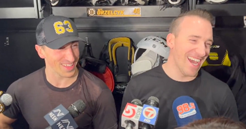 Jeff Marchand shares an embarrassing secret about his older brother Brad Marchand