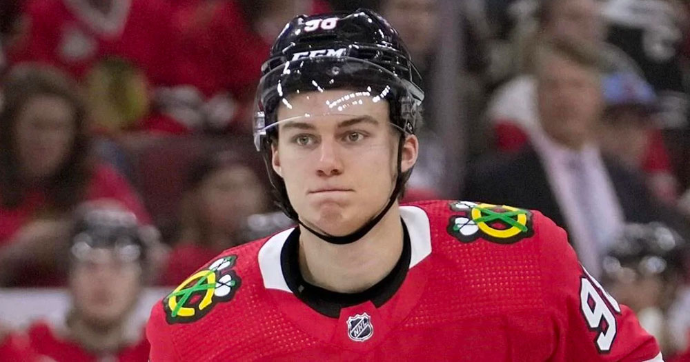 Connor Bedard bumped down the lineup in Chicago