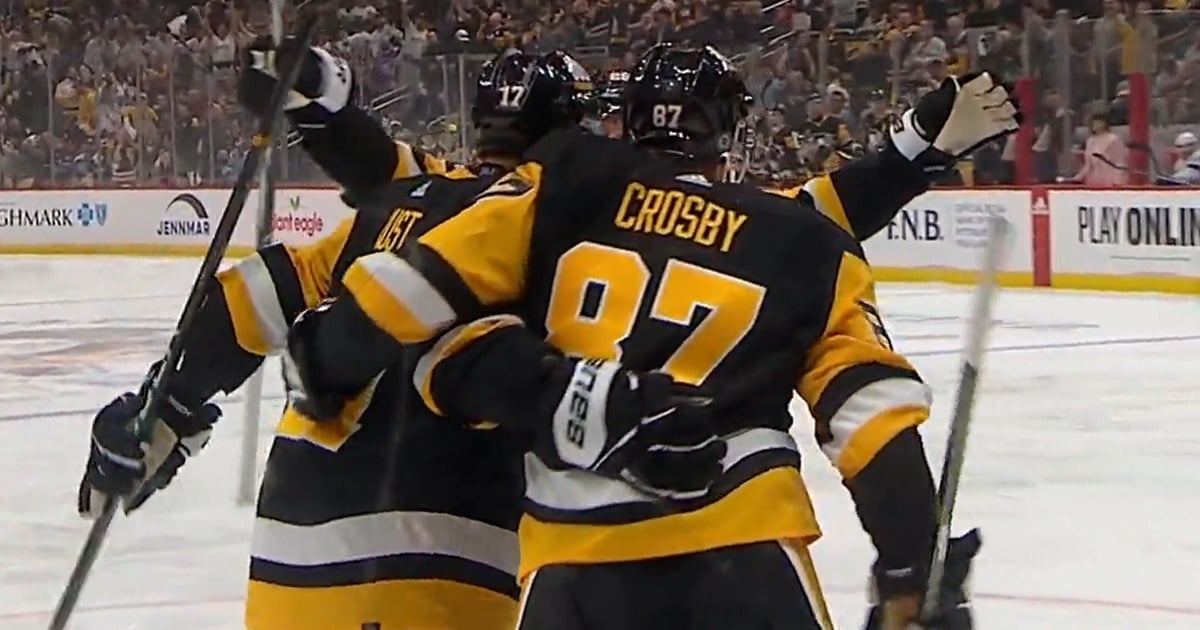 Sidney Crosby records goal #40 with the season on the line.