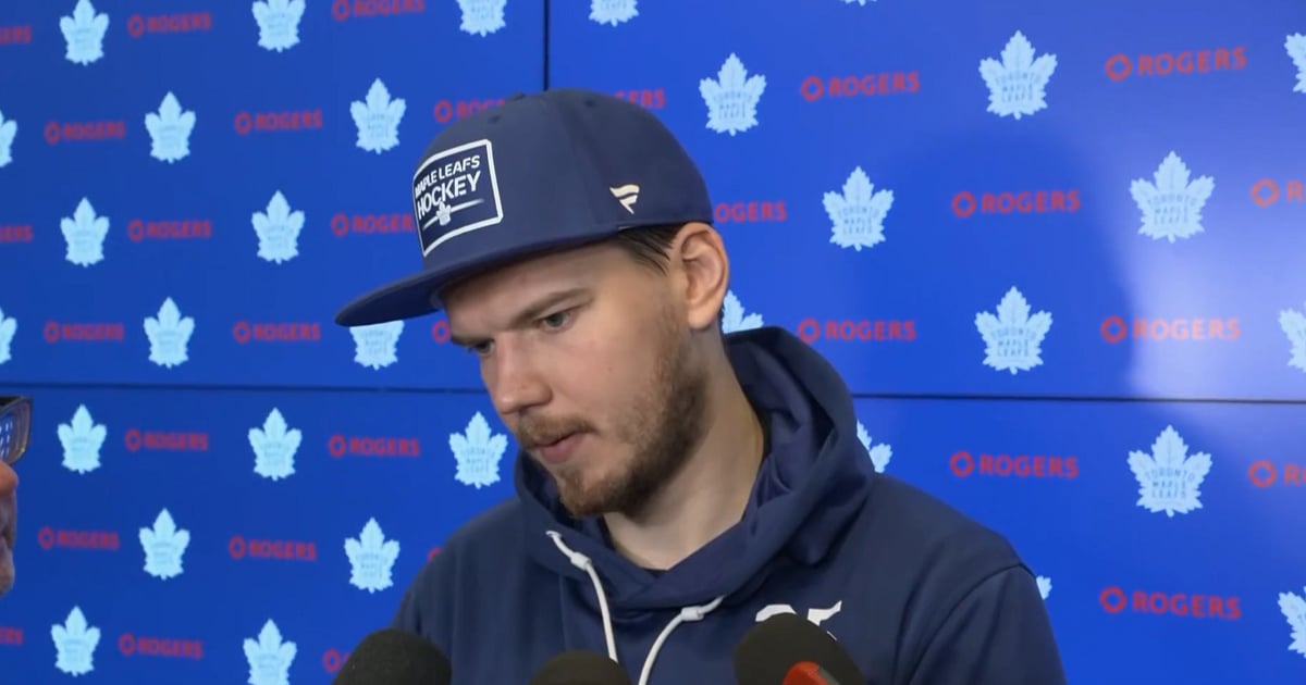Ilya Samsonov sends a strong message to fans in Toronto.