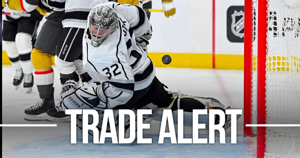Report: Vegas reportedly trades for Jonathan Quick!