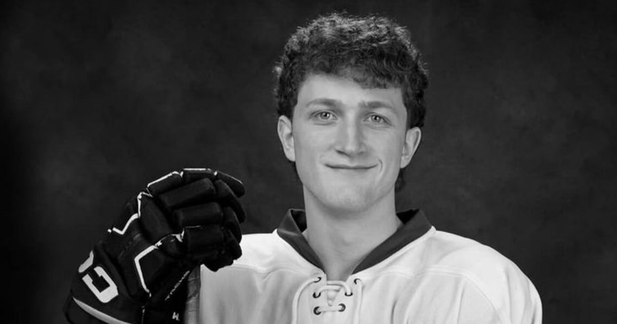17 year old hockey player dies after collapsing in charity hockey game.