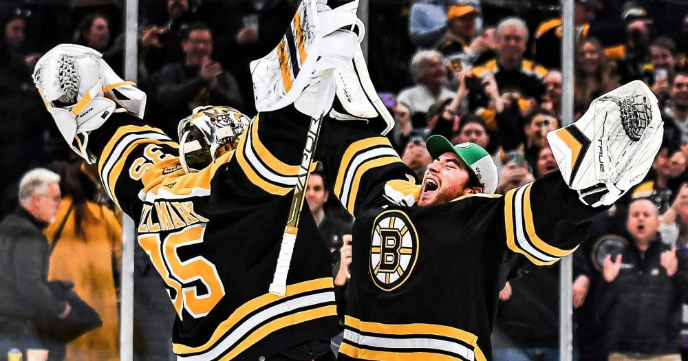 Bruins choose their starting goalie for Game 2