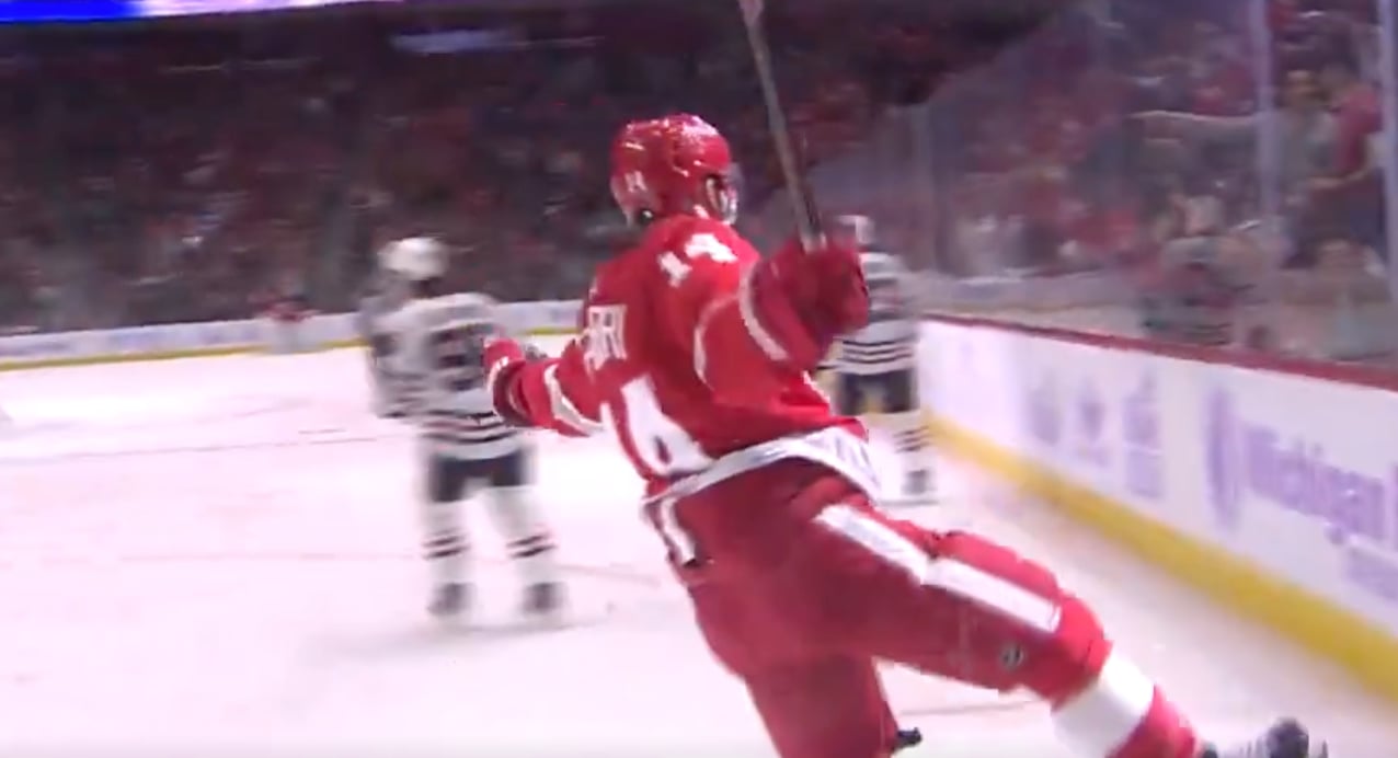 Robby Fabbri absolutely walks the Blackhawks for amazing goal 