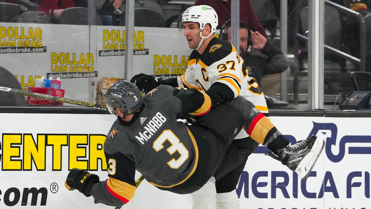 Patrice Bergeron predicted the Golden Knights would win the Stanley Cup!