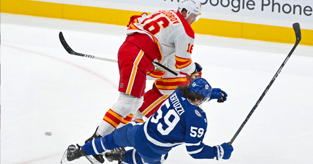 Leafs player tells Zadorov mid-game, “You're EXACTLY what we need!”