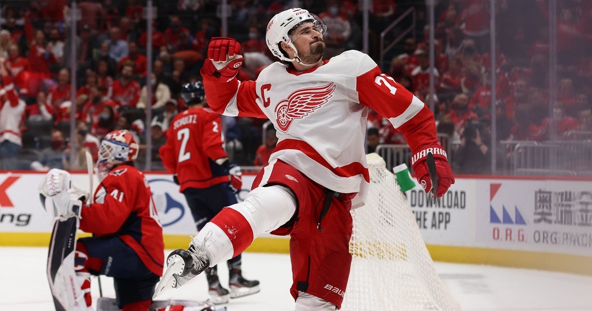 Dylan Larkin was fueled by trash talk at the NHL All-Star Game.