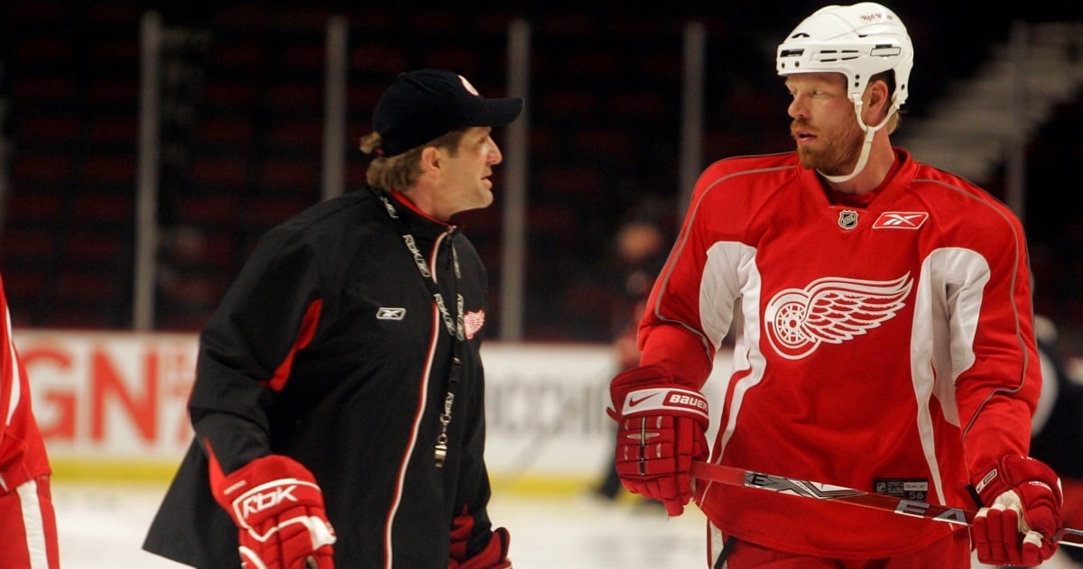 Mike Babcock addresses criticisms from Johan Franzen.