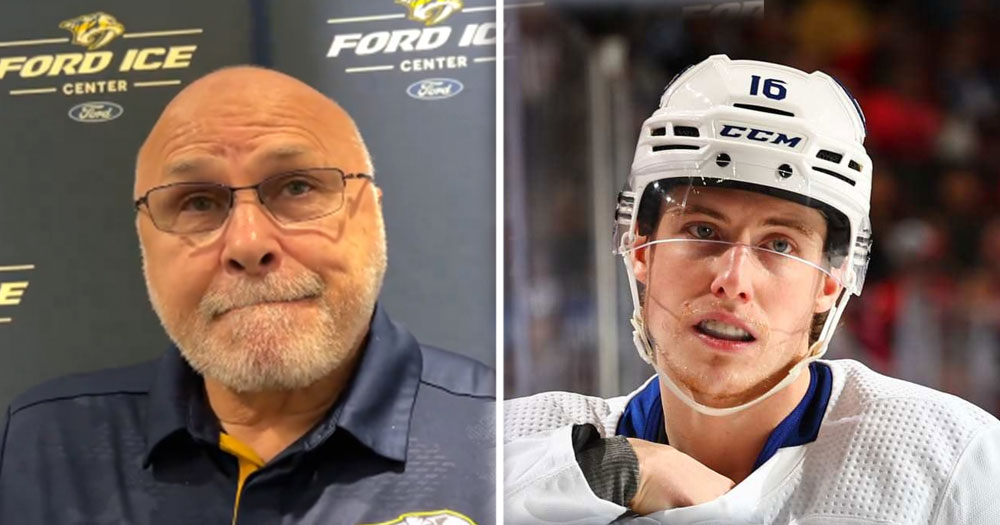 Marner to Predators rumor picks up major steam after GM Trotz speaks today