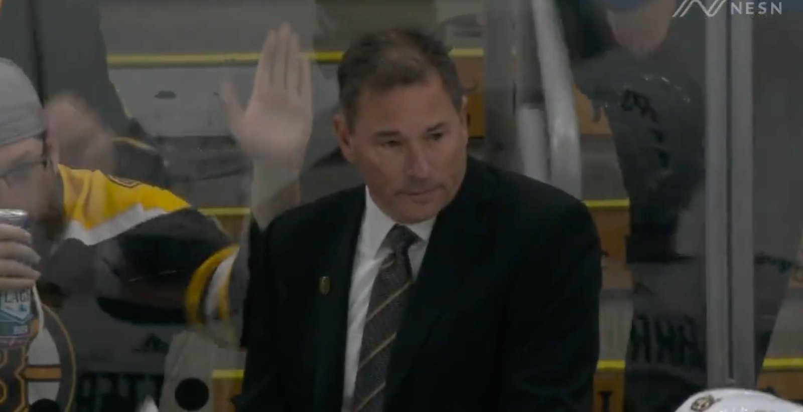 Bruins cause Bruce Cassidy to get choked up! 