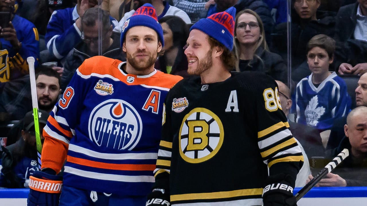 David Pastrnak attempting to recruit Leon Draisaitl to Bruins! 