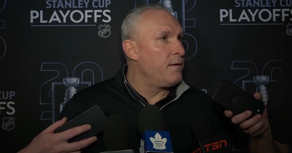 Craig Berube addresses the lack of scoring from Auston Matthews.