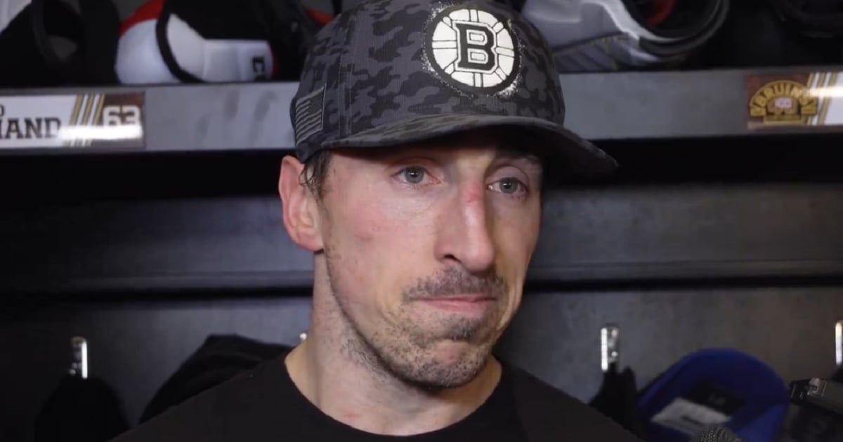 Brad Marchand responds to tough love from Jim Montgomery.