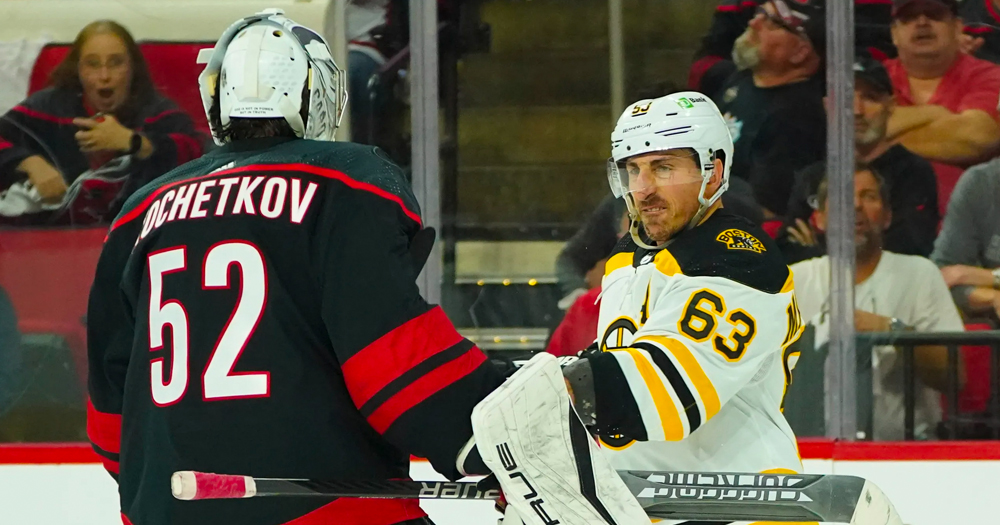 NHL Player Safety comes for Marchand after slash on Kochetkov
