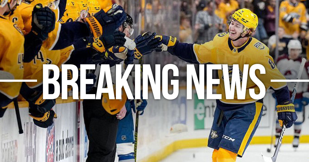 Report: The Predators trade forward Cody Glass