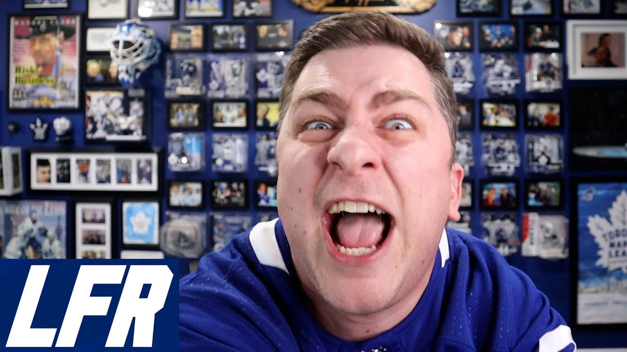 Steve Dangle screams in anger at Tyler Bertuzzi, Maple Leafs 