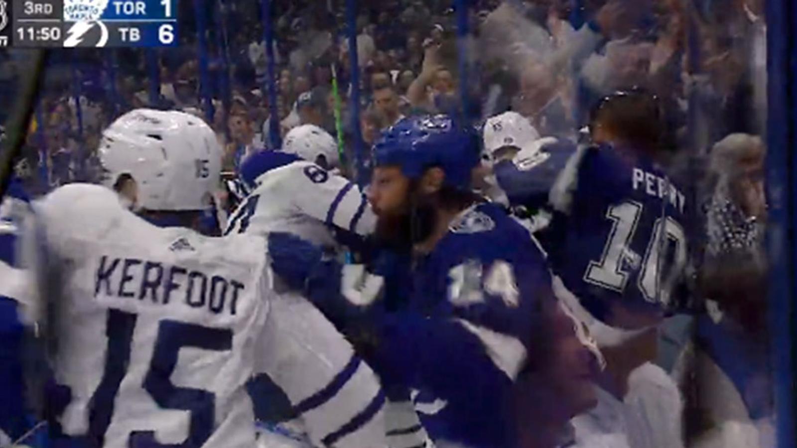 NHL punishes two Maple Leafs in chaos of last night’s blowout loss