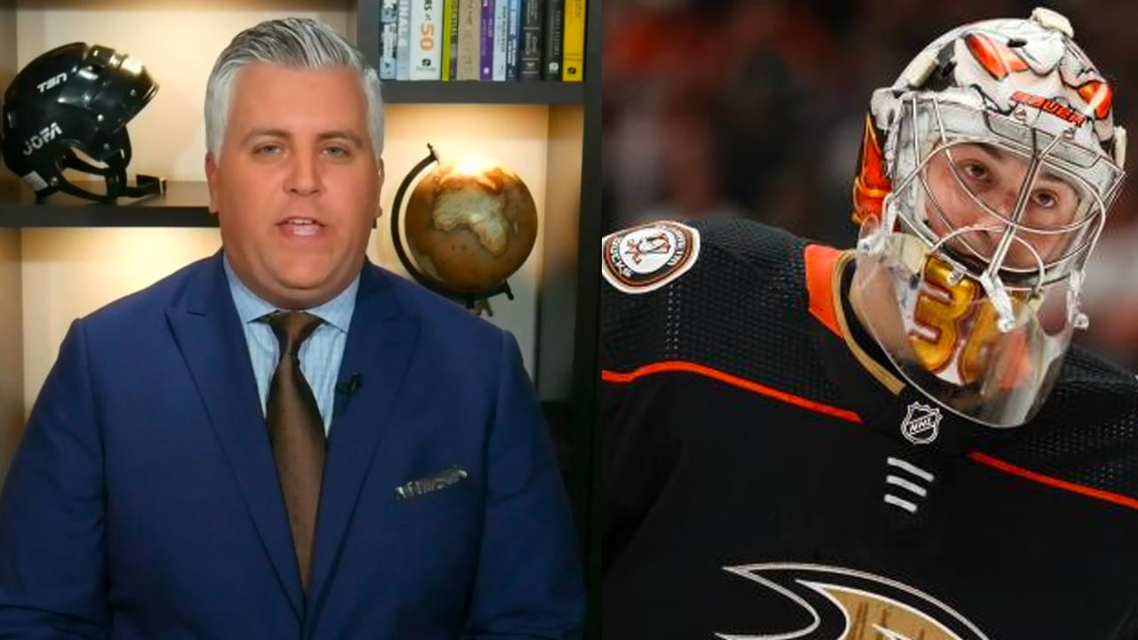 Feud erupts between insider Frank Seravalli and goalie John Gibson's agent! 