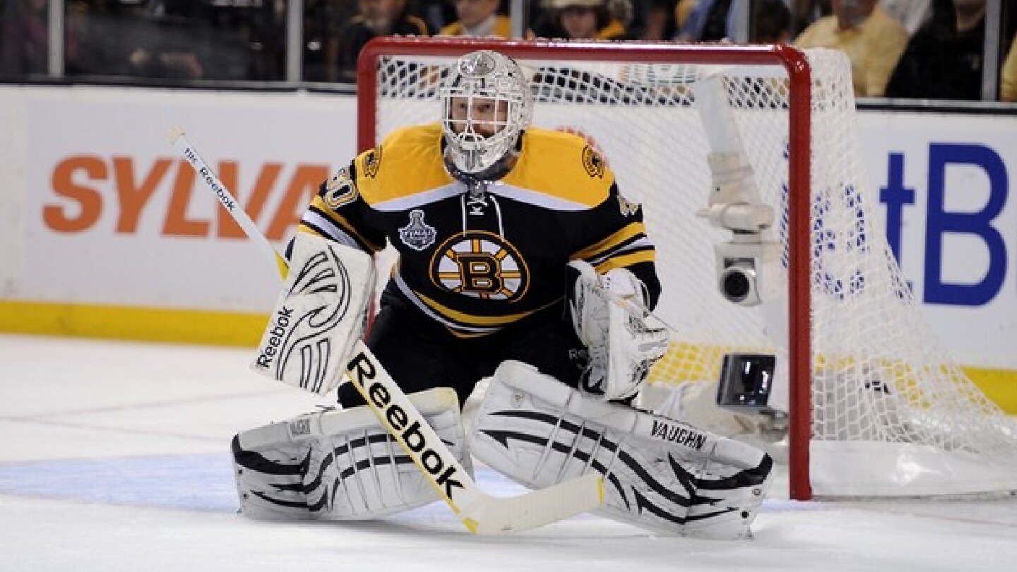 2011 Conn Smythe Trophy winner Tim Thomas returning to the Bruins! 