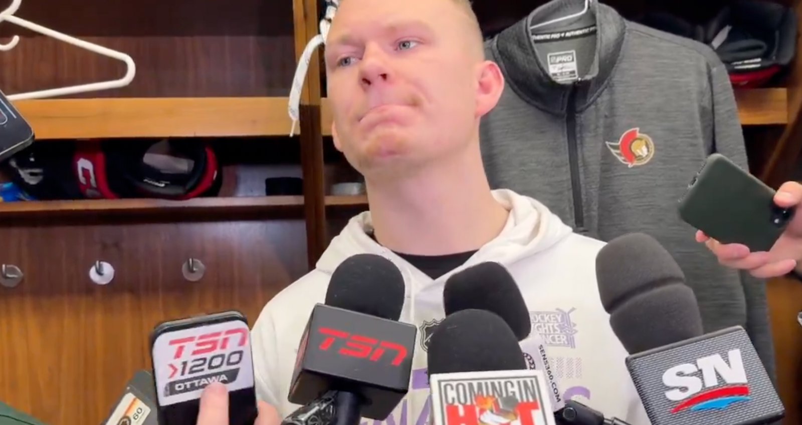 Brady Tkachuk gets crucial injury update before Senators-Maple Leafs series