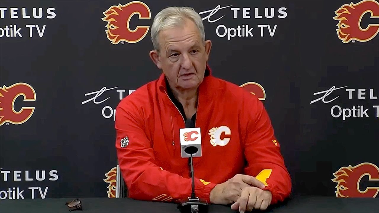 Darryl Sutter called into meeting with Flames GM Brad Treliving