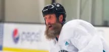 Joe Thornton back on NHL ice!