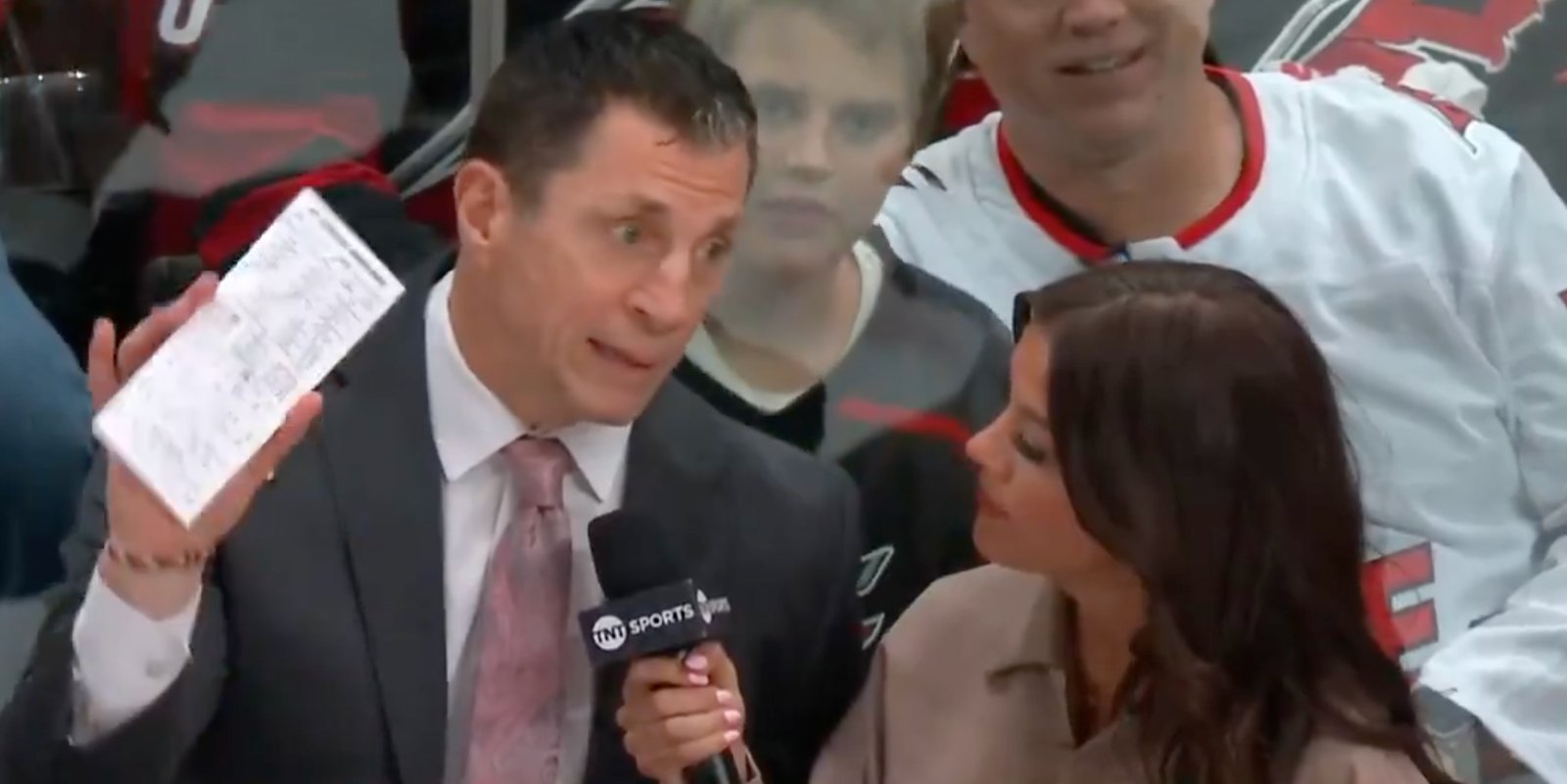 Rod Brind’Amour calls out bad officiating in live interview during the game!