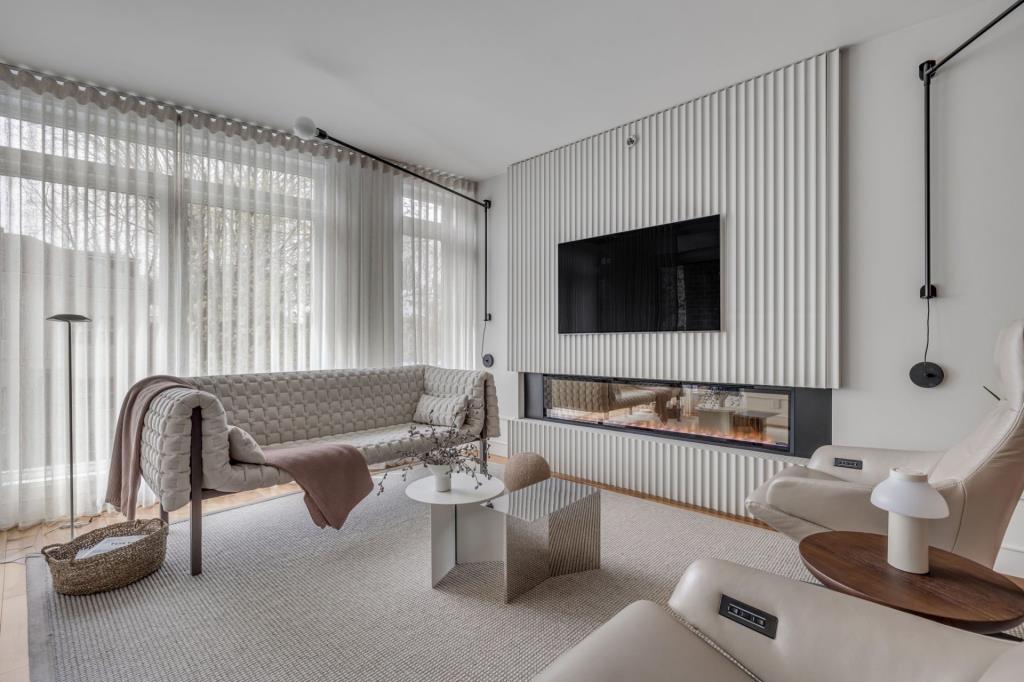 Bijou de design entièrement transformé, vendu meublé et décoré