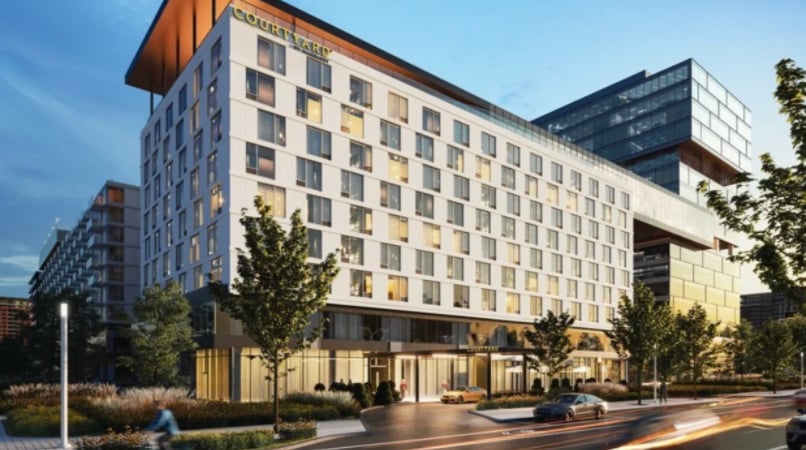 Voyez les impressionnantes images du nouveau complexe hôtelier de luxe à Laval