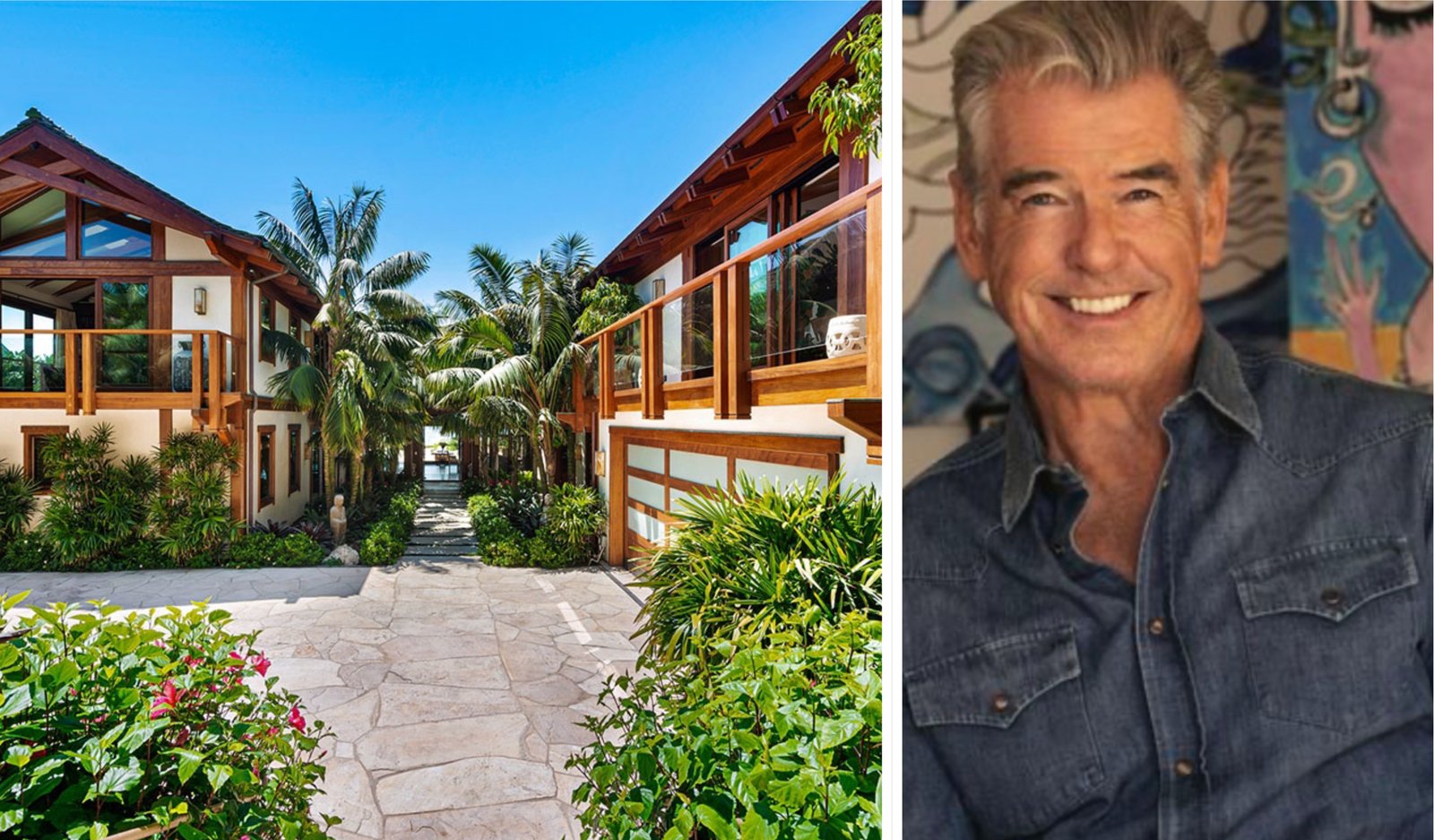 La propriété de Pierce Brosnan de Malibu est une oasis inspirée d’un film de James Bond