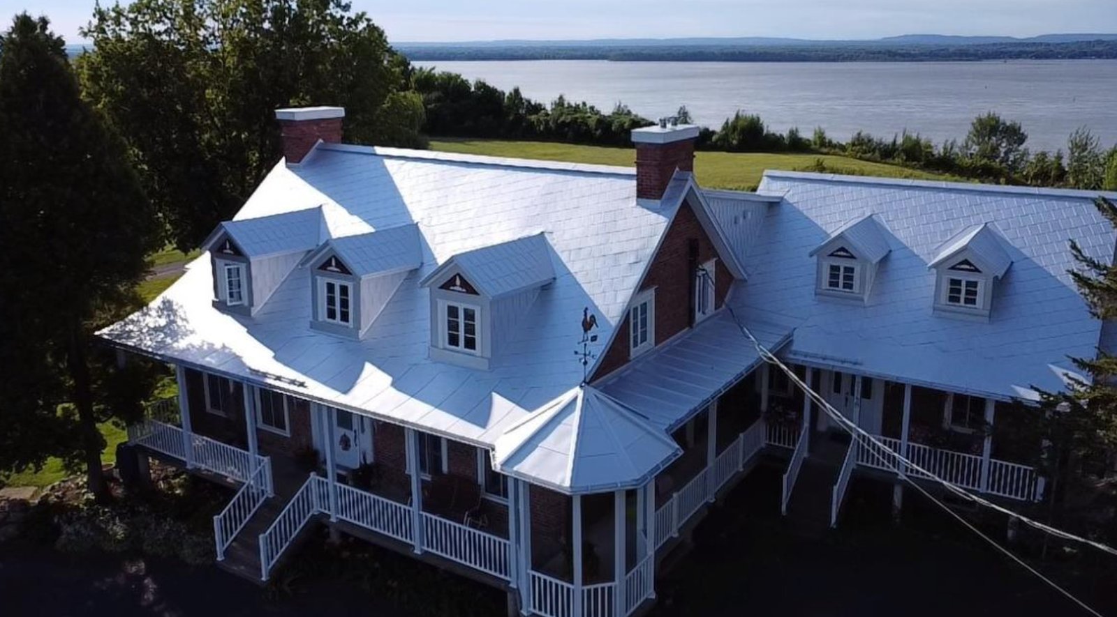 Imposante bigénération ancestrale sur le bord du fleuve Saint-Laurent