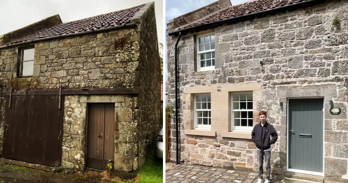 De vieille bâtisse abandonnée de 300 ans à coquette petite demeure chaleureuse