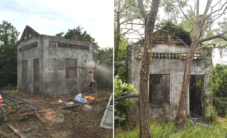 Cette maison abandonnée en été transformée en magnifique logement