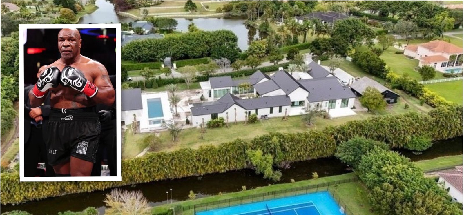 Mike Tyson a acheté une nouvelle résidence en Floride grâce à son cachet de 20 millions de dollars pour son combat contre Jake Paul