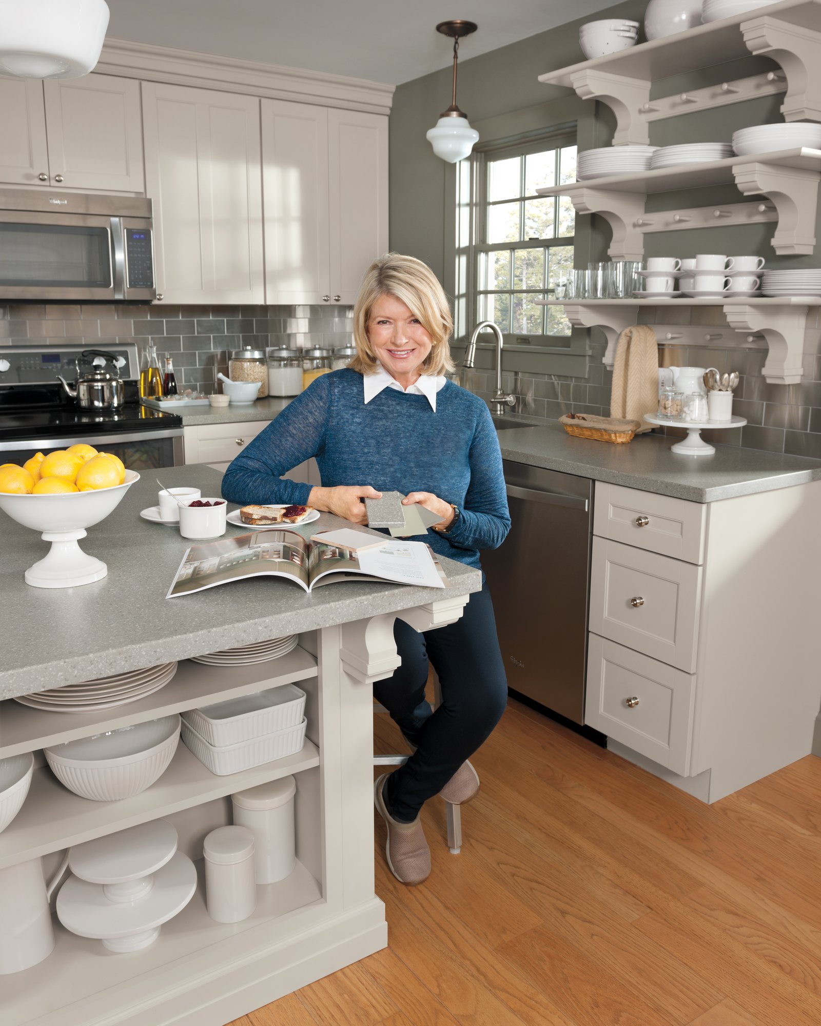 Jetez un coup d’œil à la cuisine rénovée de Martha Stewart