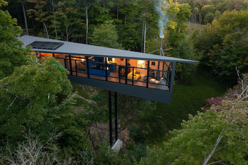 Cette surprenante maison du Québec sert également d'habitat pour les chauves-souris en voie de disparition