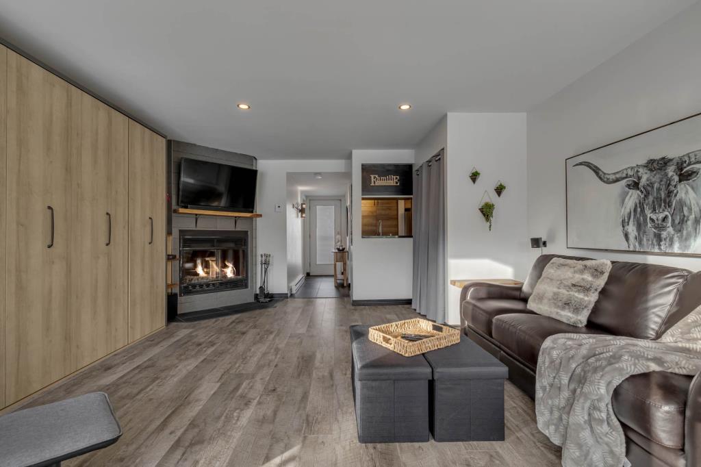 Chic refuge meublé à 230 000$, totalement rénové et idéal pour les amateurs de plaisirs hivernaux