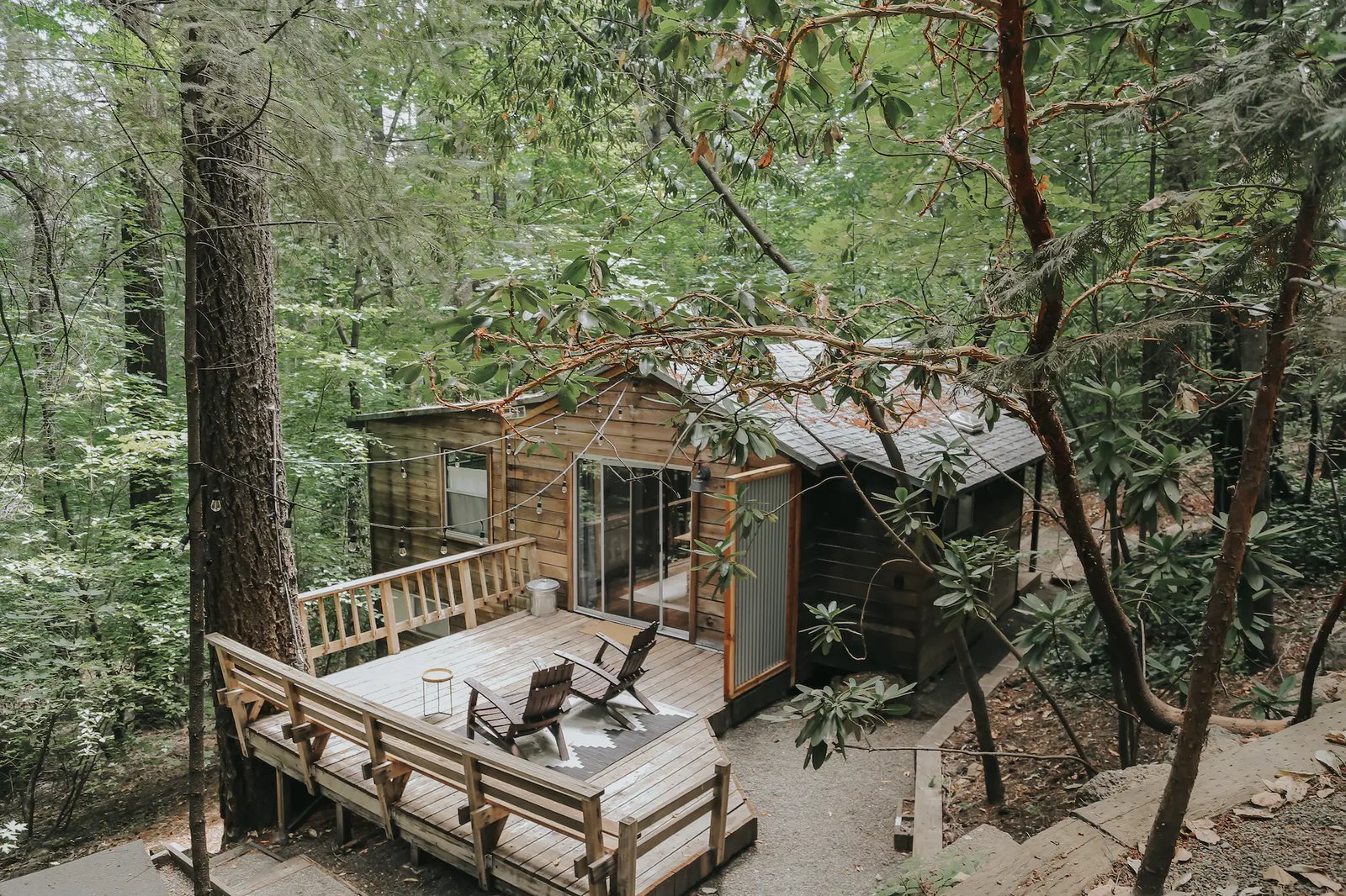 De petite cabine négligée à charmant cocon douillet au cœur de la nature